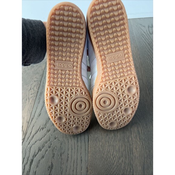 Adidas Samba OG Shoes Womens 9 Cloud White Wonder Clay Coral IG5932 - Picture 7 of 7